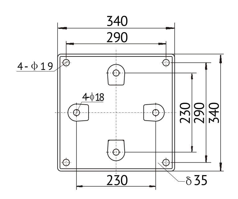 База для насосов Wellmix TG100-40/2T - TG100-52/2T