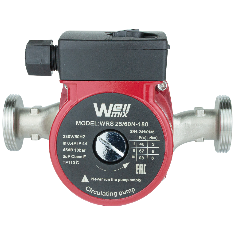 Фото Циркуляционный насос Wellmix WRS 25/60 N, артикул 17109980 2