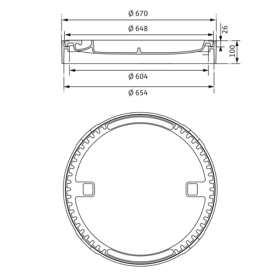 Крышка стандартная класс В Wilo