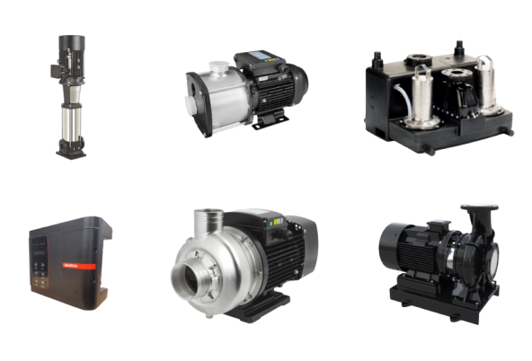 Серии насосов, доступные для подбора