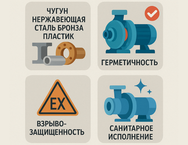 Материалы и исполнение